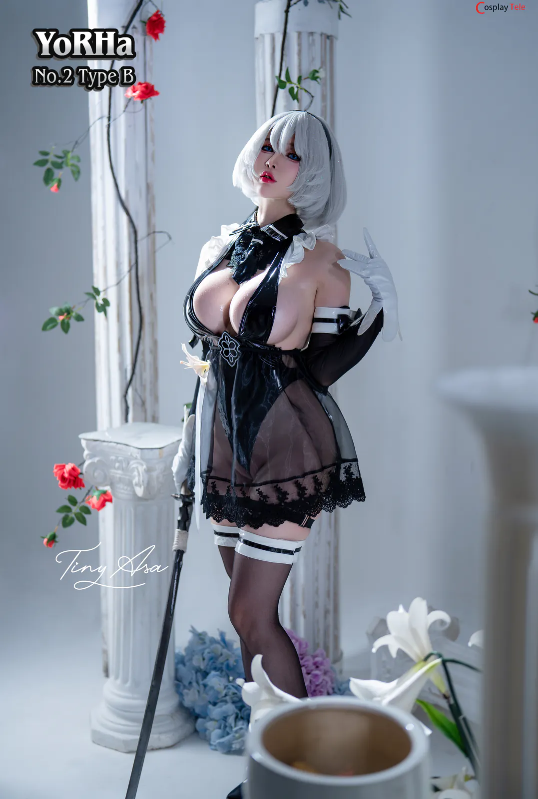 Tiny Asa cosplay 2B 1