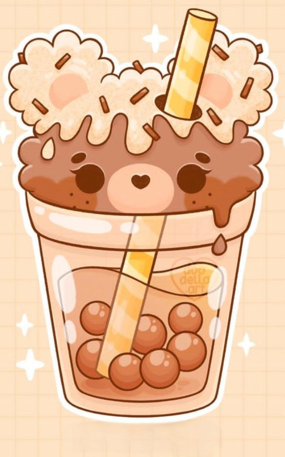 ảnh chibi đồ uống 9