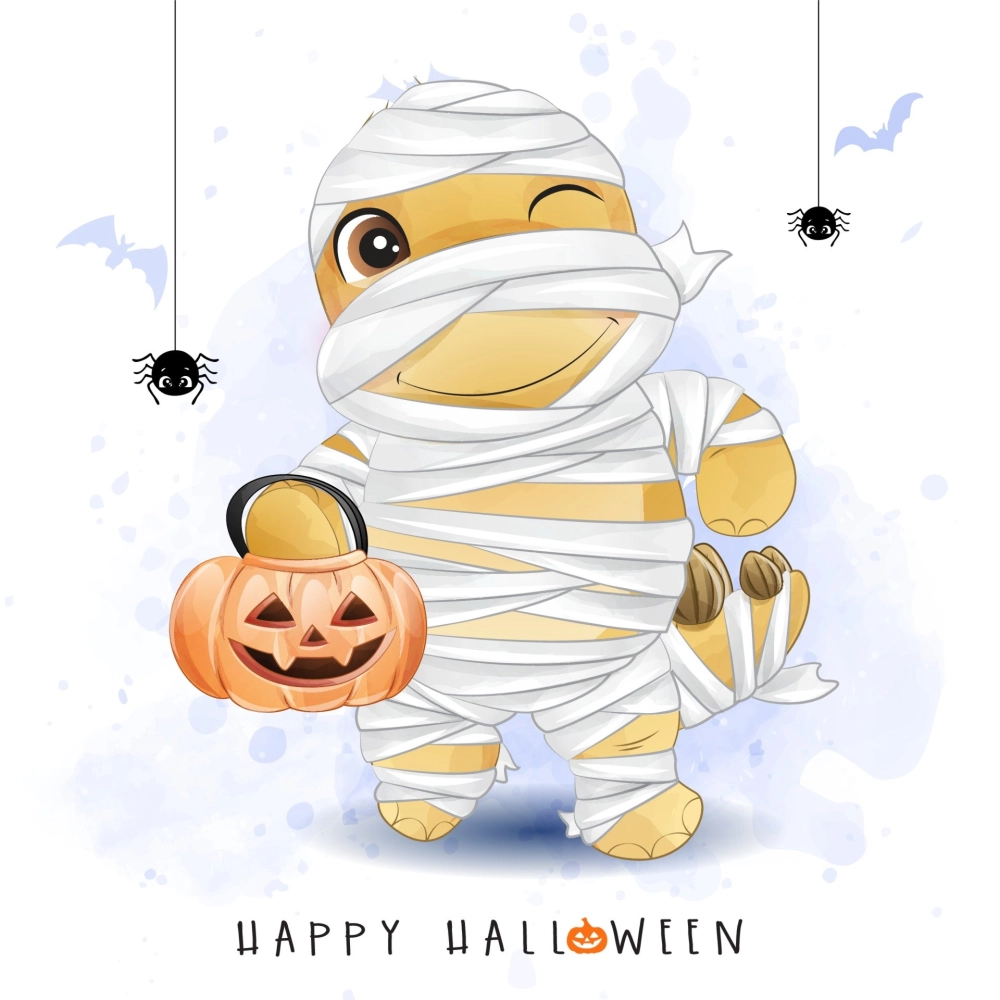 ảnh chibi halloween 8
