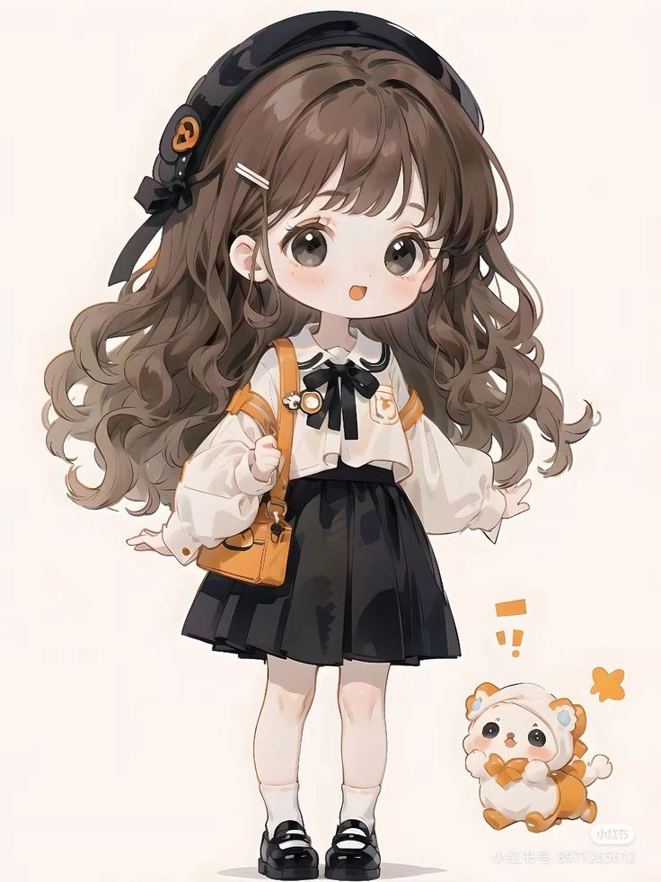 ảnh chibi nữ học sinh 3