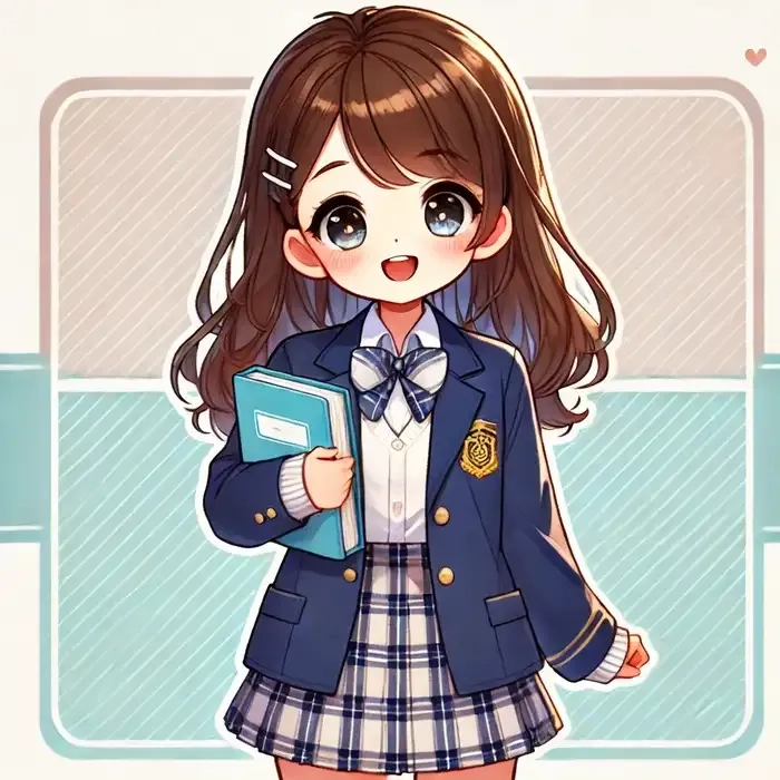ảnh chibi nữ học sinh 1