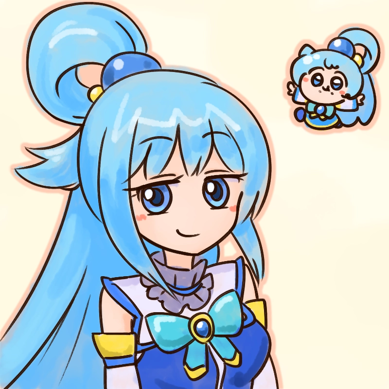 Aqua chibi 3