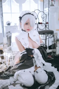 119+ Hình Ảnh Rinaijiao Cosplay 2B Milk Maid Mê Hoặc Lòng Người