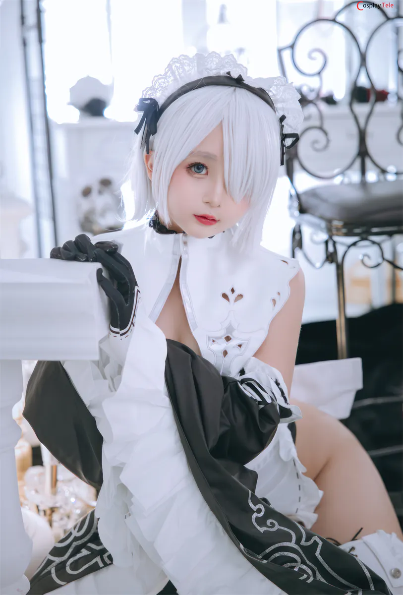 Rinaijiao cosplay 2B Milk Maid 40